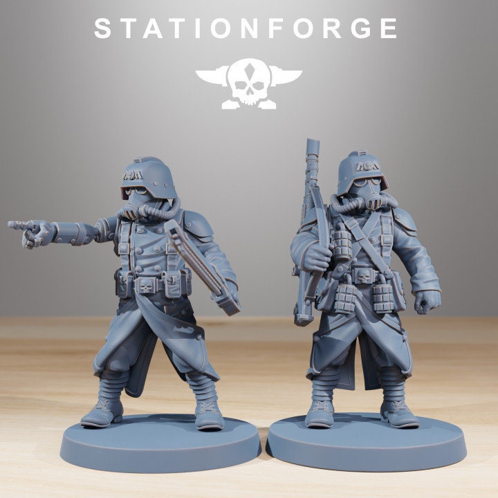 GrimGuard Acolytes v3 - StationForge - 28mm