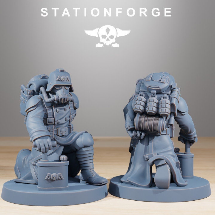 GrimGuard Acolytes v5 - StationForge - 28mm