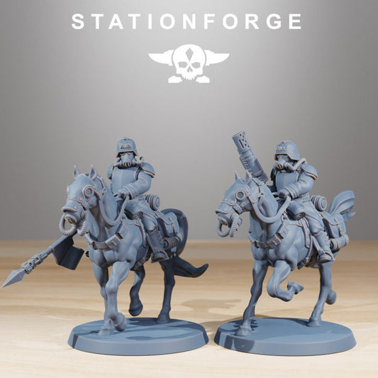 GrimGuard Cavalry v1 - StationForge - 28mm