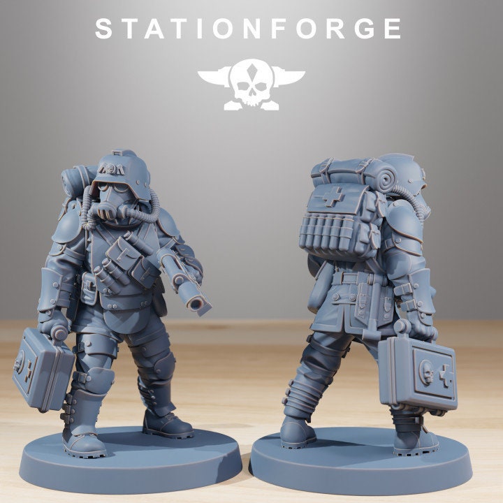 GrimGuard Ironclads v2 - StationForge - 28mm