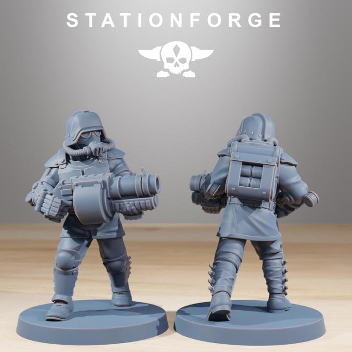 Grimguard Commandos v3 - StationForge - 28mm