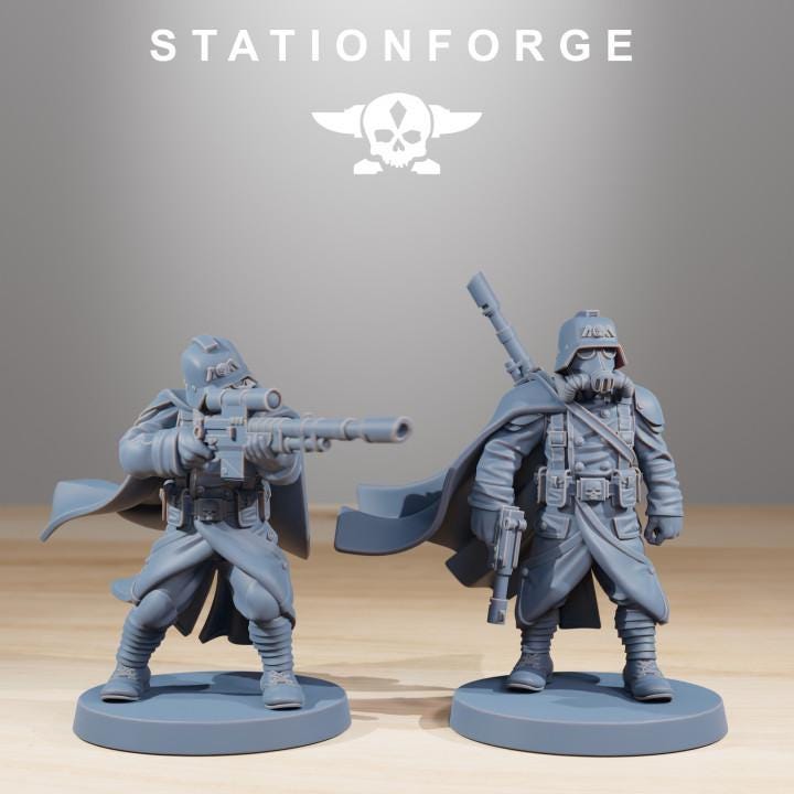 GrimGuard Marksmen v5 - StationForge - 28mm