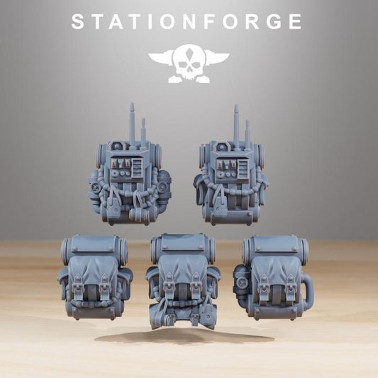 Backpacks - Scavenger Rangers Builder Kit - StationForge - 28mm