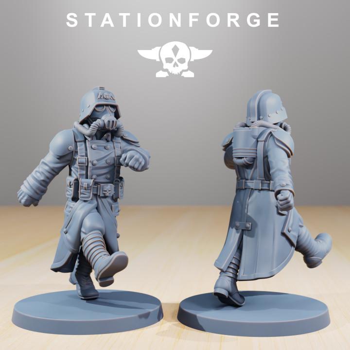 Grimguard Marching Poses v4 - StationForge - 28mm