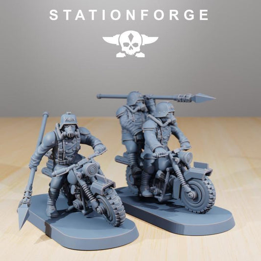 GrimGuard Death Bikers v4 - StationForge - 28mm