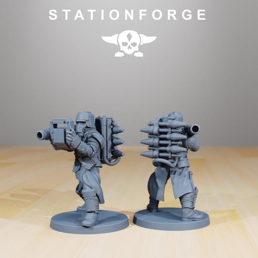 GrimGuard - Armored Squad v1 - StationForge - 28mm