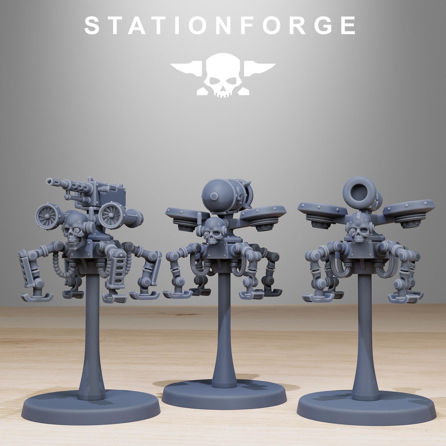 Scavenger Drones v5 - StationForge - 28mm