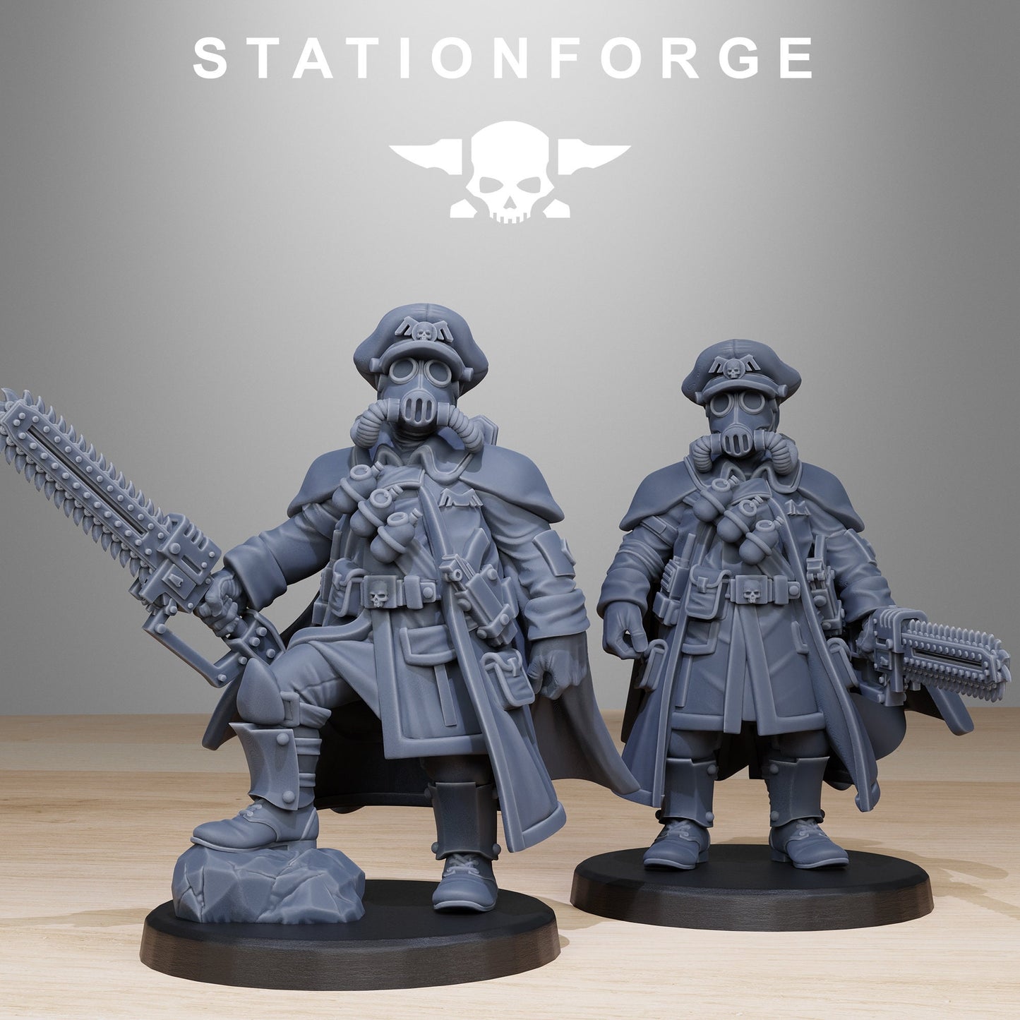 GrimGuard Frostwatch Officer - StationForge - 28mm