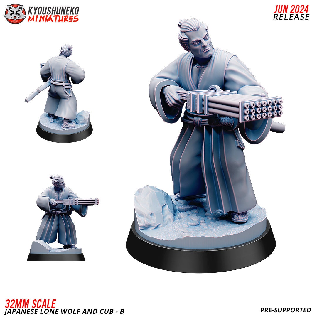 Japanese Lone Wolf and Cub B - Kyoushuneko Miniatures