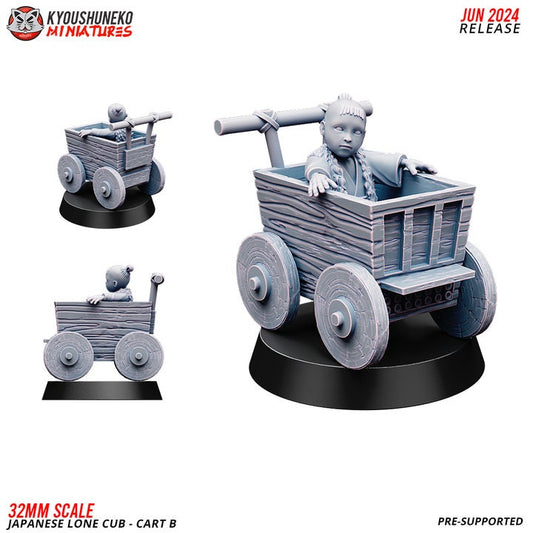 Japanese Lone Cub cart B - Kyoushuneko Miniatures