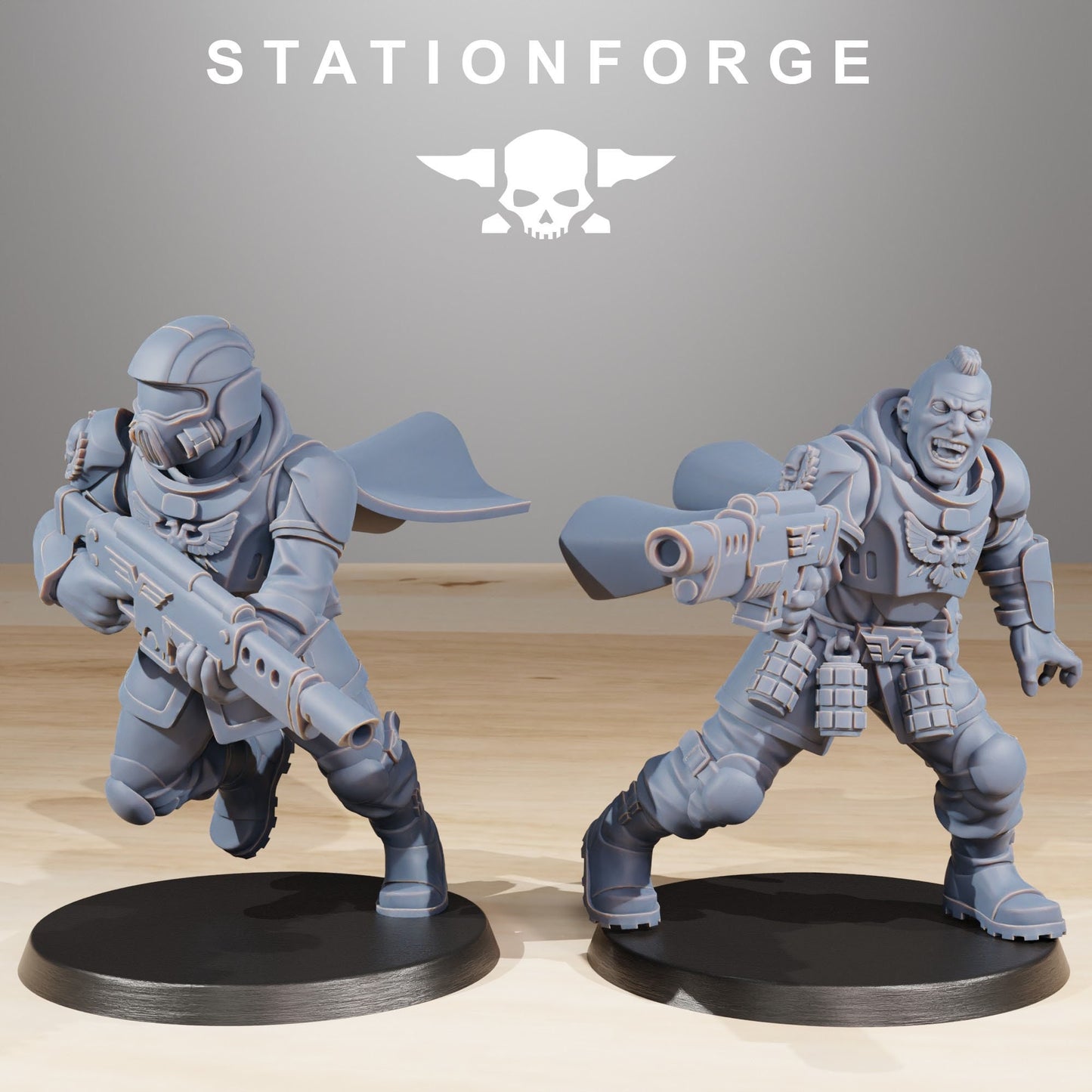 Vaskar Freedom Fighters v2 - StationForge - 28mm