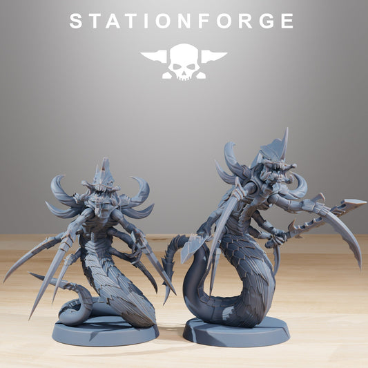 Xenarid Serpents v2 - StationForge - 28mm