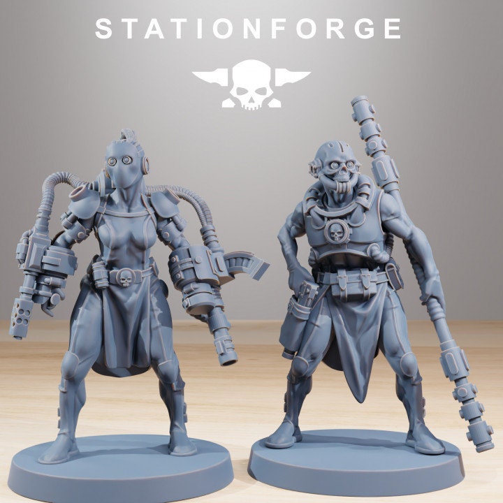 GrimCorp Bounty Hunters v3 - StationForge - 28mm