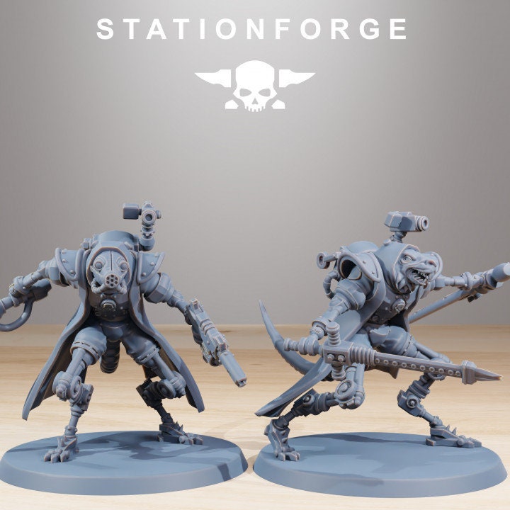 Raticus Curdsters v4 - StationForge - 28mm