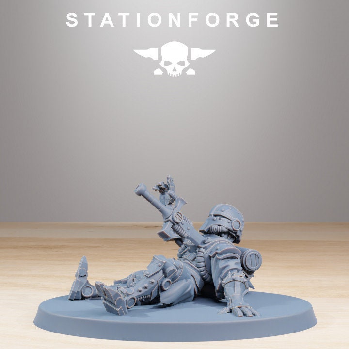 Scavenger Wounded v5 - StationForge - 28mm