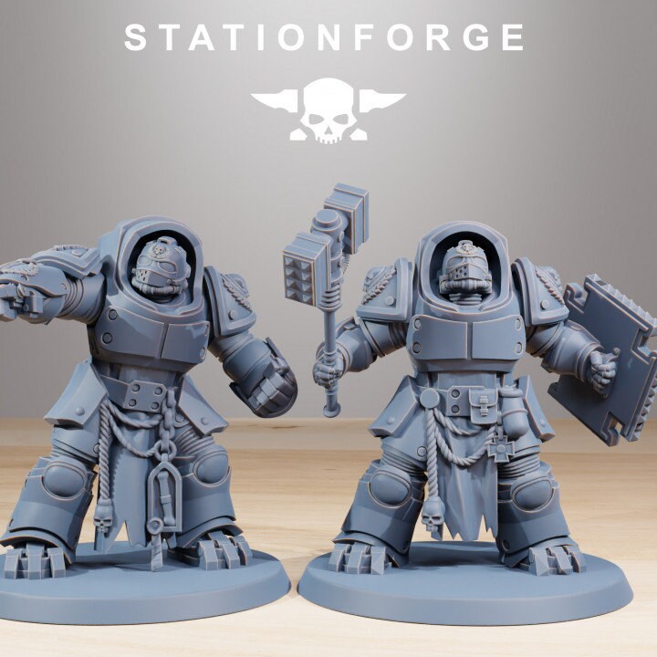 Socratis Vanguard Melee Unit v2 - StationForge - 28mm