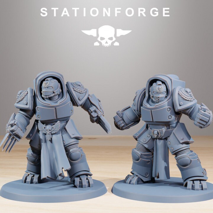 Socratis Vanguard Melee Unit v5 - StationForge - 28mm