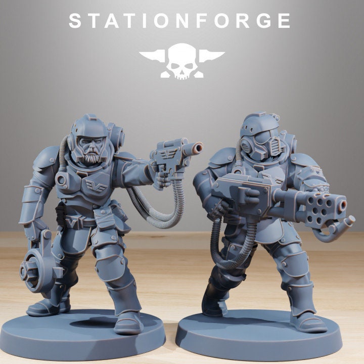 Vaskar Commandos v4 - StationForge - 28mm