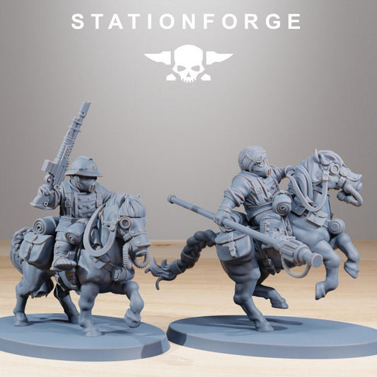 GrimGuard Pony Cavalry v2 - StationForge - 28mm