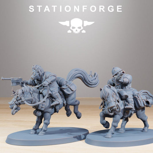 GrimGuard Pony Cavalry v5 - StationForge - 28mm