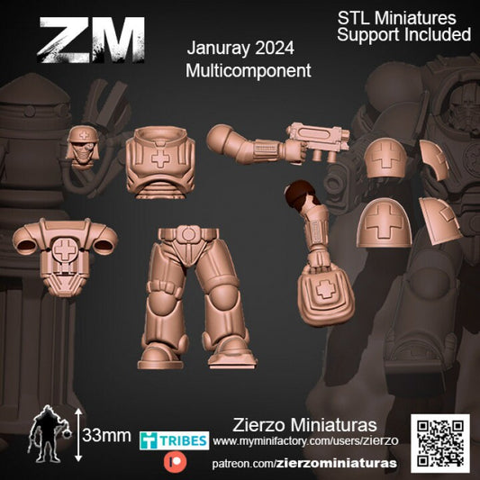 Doc and Droid - Bits - 33mm- Zierzo Miniaturas