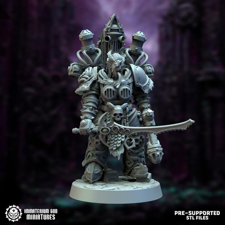 Sonic specialist: sergeant - Immaterium God Miniatures - 32mm