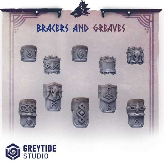 Bracers and greaves PH - Bits - - GreyTide Studio