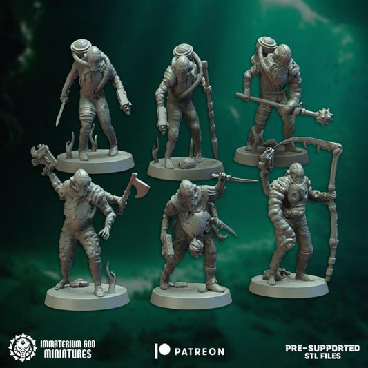 Noxius fanatics & soul guardians (6 models) - Immaterium God Miniatures - 32mm