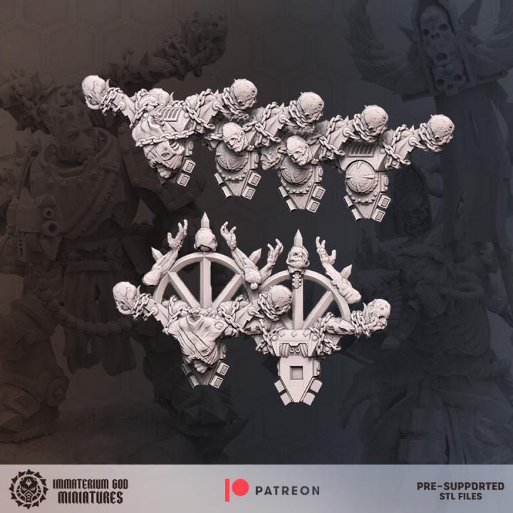 Backpacks - Desert scavengers bits Vol. I - Bits - Immaterium God Miniatures