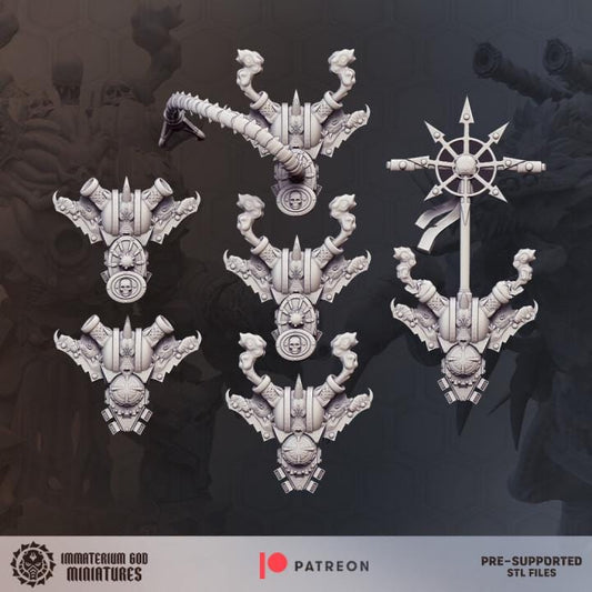 Backpacks - Desert scavengers bits Vol.II - Bits - Immaterium God Miniatures