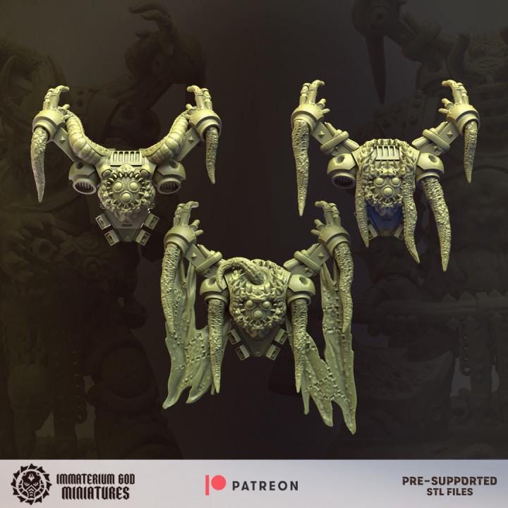 Backpacks - Decay soldiers bits Vol. I - Bits - Immaterium God Miniatures