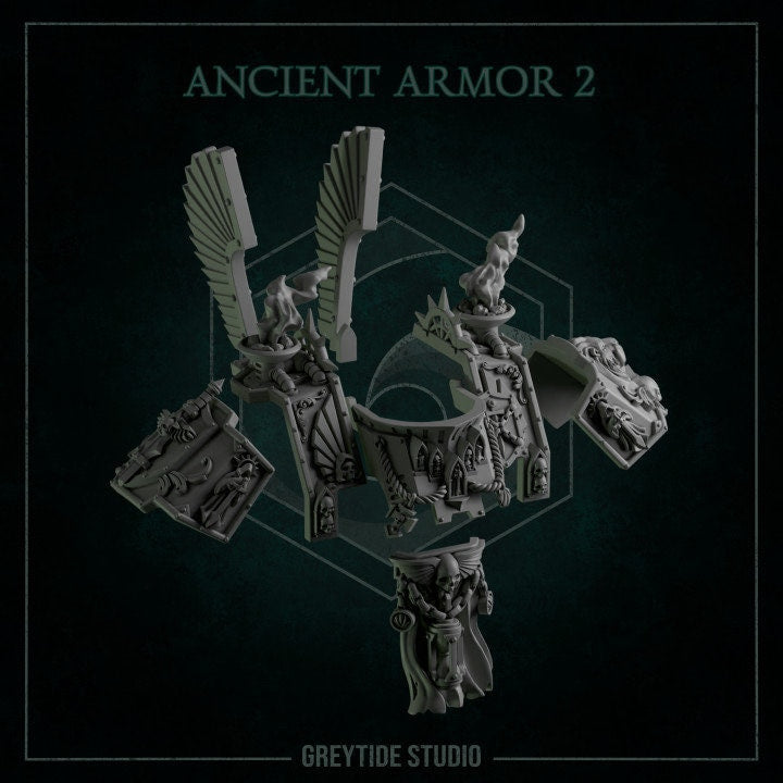 Upgrade Kit 2 for Ancient Armor Big War Robot - Bits - GreyTide Studio