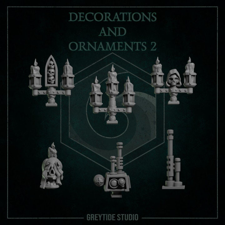 Decorations and Ornaments 2 - Bits - GreyTide Studio