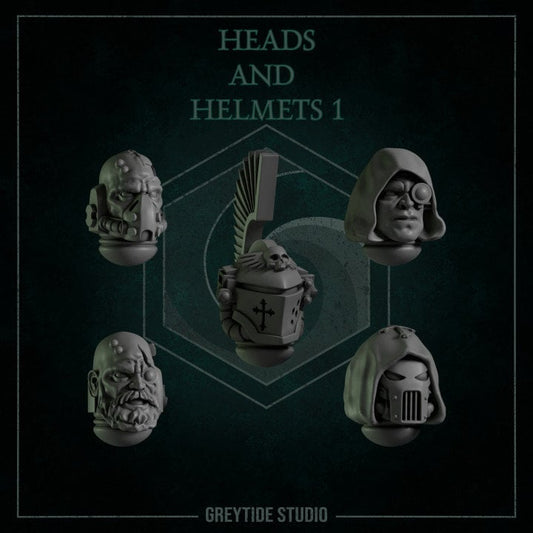 Heads and Helmets 1 - Bits - GreyTide Studio