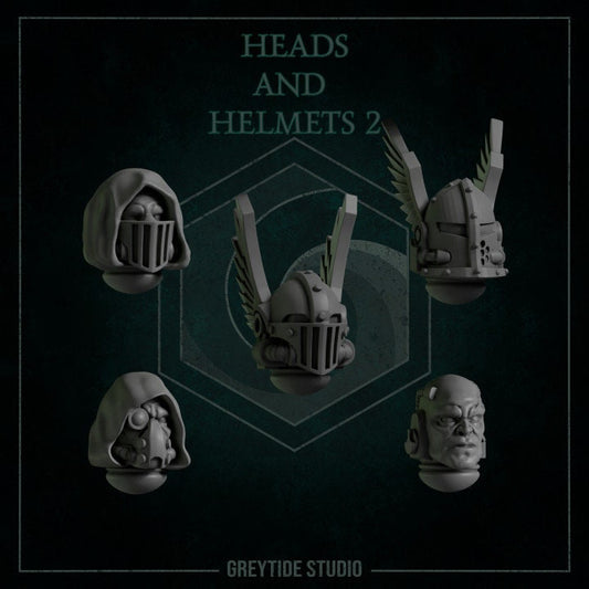 Heads and Helmets 2 - Bits - GreyTide Studio