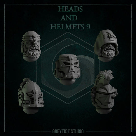 Heads and Helmets 9 - Bits - GreyTide Studio