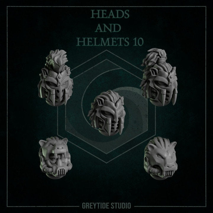 Heads and Helmets 10 - Bits - GreyTide Studio