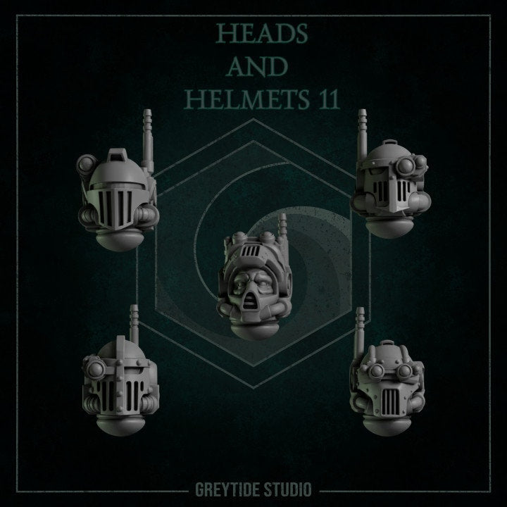 Heads and Helmets 11 - Bits - GreyTide Studio