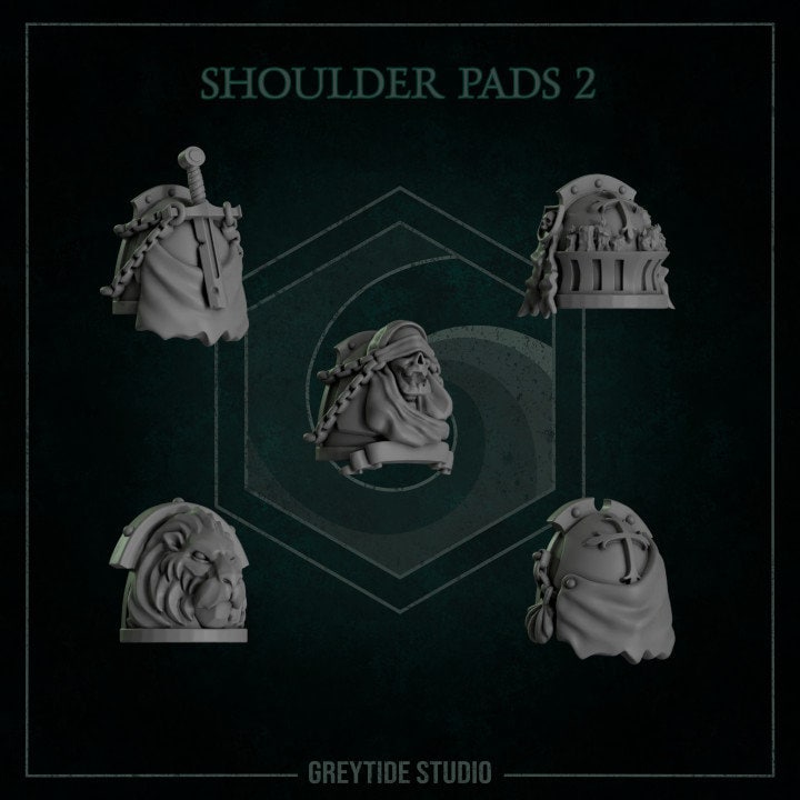 Shoulder pads 2 - Bits - GreyTide Studio