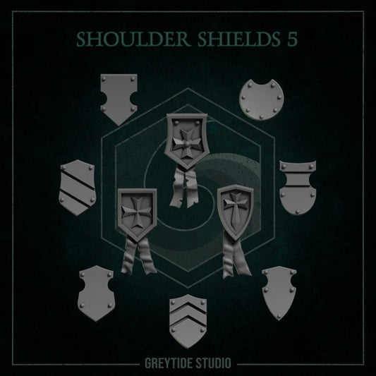 Shoulder shields 5 - Bits - GreyTide Studio