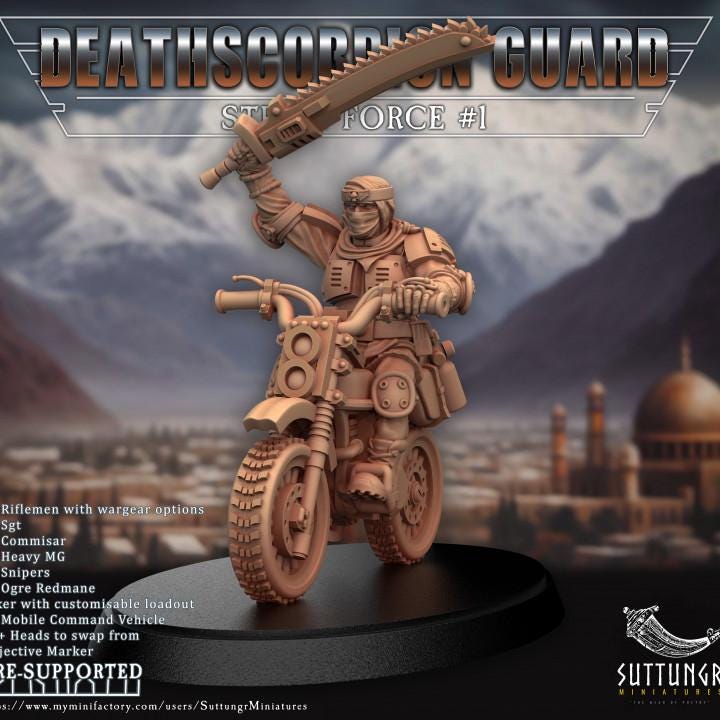 Biker - Deathscorpion Guard Battle Group v2- Suttungr Miniatures - 28mm