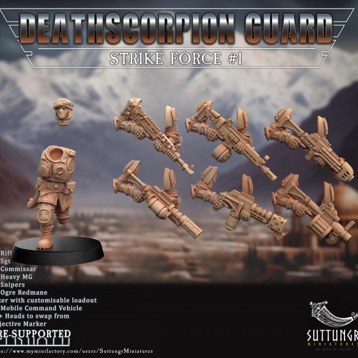 Bits - Deathscorpion Guard Battle Group v8 - Suttungr Miniatures - 28mm