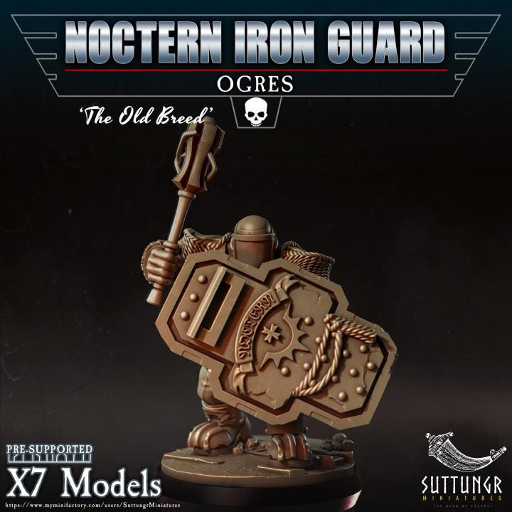 Noctern Iron Guard - Ogres v4 - Suttungr Miniatures - 28mm