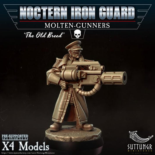 Noctern Iron Guard - Molten Gunners v2 - Suttungr Miniatures - 28mm