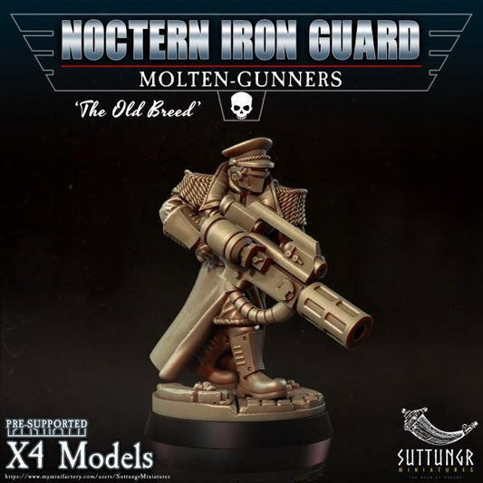 Noctern Iron Guard - Molten Gunners v3 - Suttungr Miniatures - 28mm