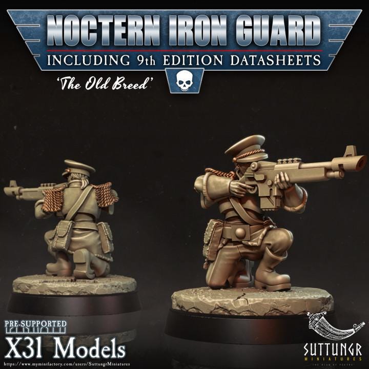 Noctern Iron Guard - v5 - Suttungr Miniatures - 28mm