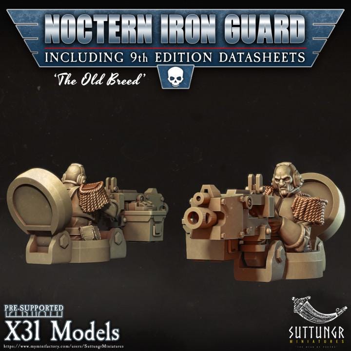 Noctern Iron Guard - v8 - Suttungr Miniatures - 28mm