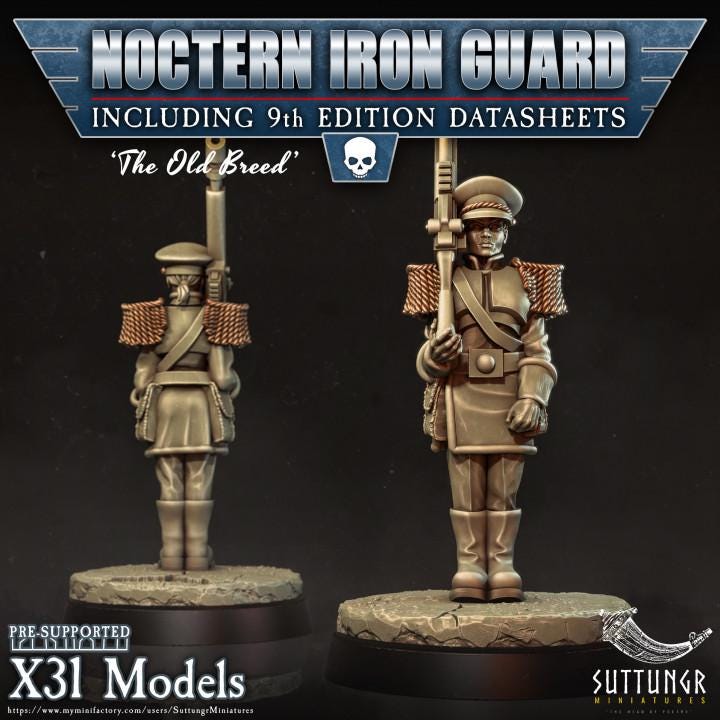 Noctern Iron Guard - v11 - Suttungr Miniatures - 28mm