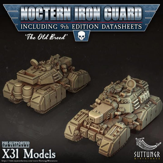 Tank - Noctern Iron Guard - v6 - Suttungr Miniatures - 28mm