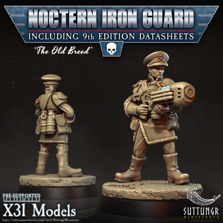 Noctern Iron Guard - v19 - Suttungr Miniatures - 28mm